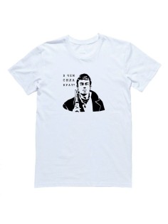 Мужская футболка с прикольным принтом "В чем сила брат"