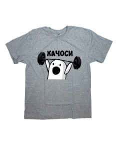 Мужская футболка с прикольным принтом "Качоси"