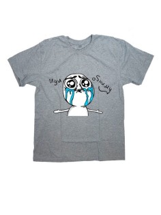 Футболка с прикольной надписью «Иди обниму»/Оригинальная, модная мужская с принтом.