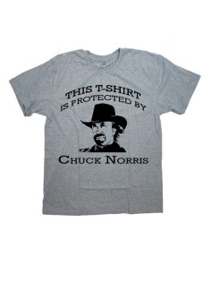 Мужская футболка с прикольным принтом "Chuck Norris"