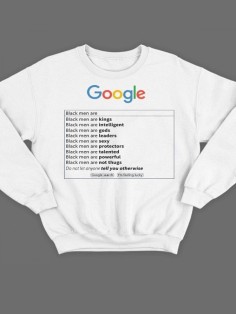 Модный свитшот - толстовка без капюшона с принтом "Google"