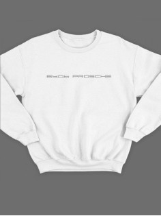 Модный свитшот - толстовка без капюшона с принтом "Будь prosche"