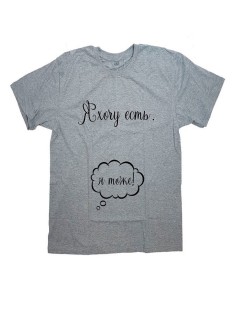 Женская футболка с прикольным принтом "Я хочу есть"