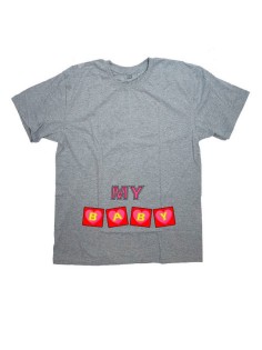 Женская футболка с прикольным принтом "My baby"