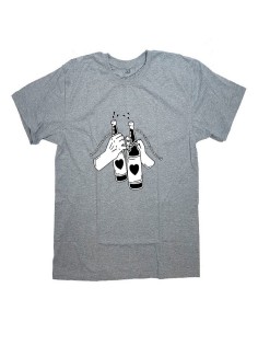 Футболка с прикольной надписью «Холодное пиво»/Оригинальная, модная мужская с принтом.