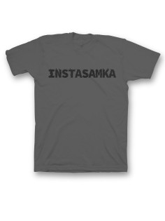 Женская футболка с прикольным принтом "Instasamka"