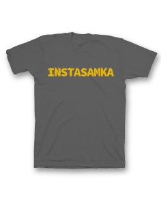 Женская футболка с прикольным принтом "Instasamka"