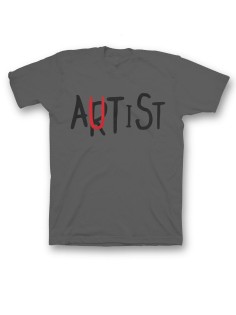 Мужская футболка с прикольным принтом "Arutist"