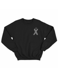 Модный свитшот - толстовка без капюшона с принтом "XUI"