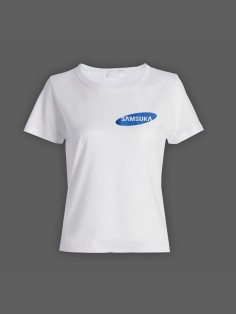 Женская футболка с прикольным принтом "Samsuka"