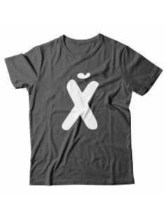 Мужская футболка с прикольным принтом "XUI"