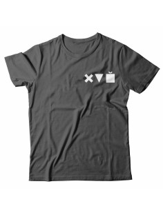 Футболка с прикольной надписью «Х triangle cube»/Оригинальная, модная мужская с принтом.