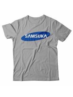 Мужская футболка с прикольным принтом "Samsuka"