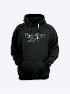 Прикольная толстовка с капюшоном - худи с принтом "Рыыбак"