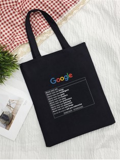 Сумка шоппер женская черная через плечо