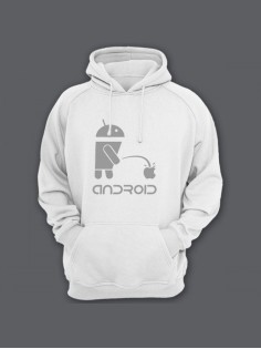 Женская худи с прикольным принтом / Толстовка с капюшоном с карманом, без молнии  с надписью