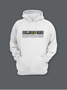 Женская худи с прикольным принтом / Толстовка с капюшоном с карманом, без молнии  с надписью