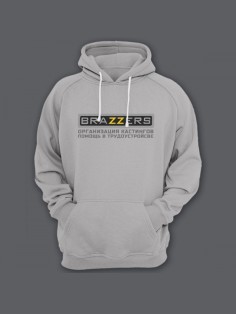 Женская худи с прикольным принтом / Толстовка с капюшоном с карманом, без молнии  с надписью