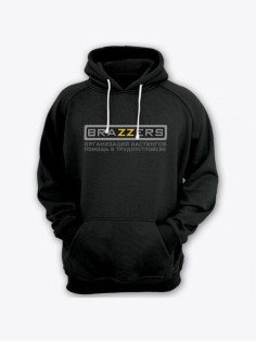 Женская худи с прикольным принтом / Толстовка с капюшоном с карманом, без молнии  с надписью