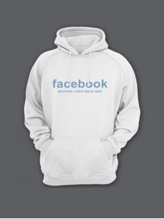 Женская худи с прикольным принтом / Толстовка с капюшоном с карманом, без молнии  с надписью