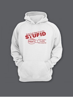 Женская худи с прикольным принтом / Толстовка с капюшоном с карманом, без молнии  с надписью