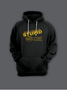 Женская худи с прикольным принтом / Толстовка с капюшоном с карманом, без молнии  с надписью