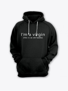 Толстовка женская с капюшоном с принтом / Модные худи с прикольной надписью