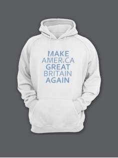 Толстовка женская с капюшоном с принтом / Модные худи с прикольной надписью