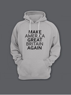 Толстовка женская с капюшоном с принтом / Модные худи с прикольной надписью