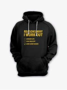 Толстовка женская с капюшоном с принтом / Модные худи с прикольной надписью