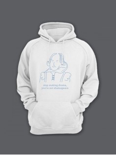 Толстовка женская с капюшоном с принтом / Модные худи с прикольной надписью