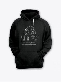 Толстовка женская с капюшоном с принтом / Модные худи с прикольной надписью