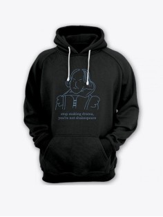 Толстовка женская с капюшоном с принтом / Модные худи с прикольной надписью