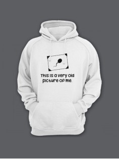 Толстовка женская с капюшоном с принтом / Модные худи с прикольной надписью