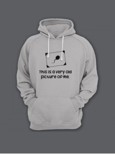 Толстовка женская с капюшоном с принтом / Модные худи с прикольной надписью