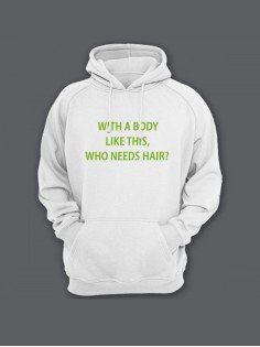 Худи женское оверсайз с принтом