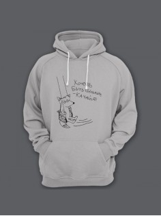 Толстовка женская без молнии с капюшоном