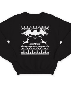 Свитшот женский модный с принтом Новогодний / Кофта для женщин с надписью