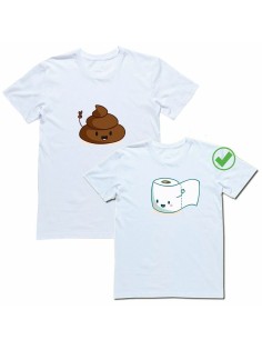 Парные футболки для друзей/для двоих с принтом Best friends