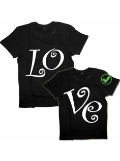 Футболки для двоих со смешными надписями с принтом Love/Парные для влюбленных