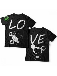 Футболки для двоих со смешными надписями с принтом Love/Парные для влюбленных
