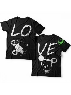 Футболки для двоих со смешными надписями с принтом Love/Парные для влюбленных