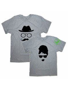 Футболки для двоих со смешными надписями с принтом/Парные для влюбленных С рисунком