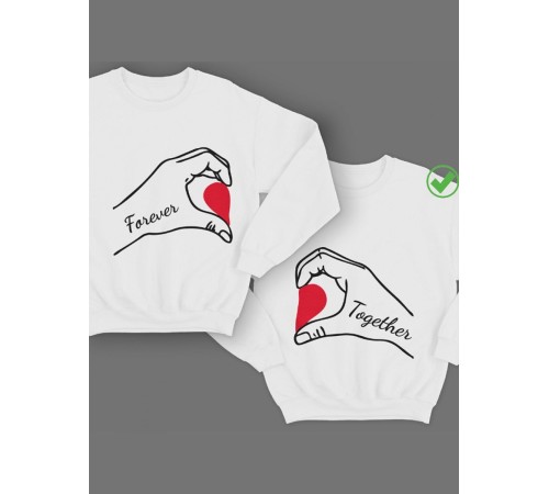 Парные свитшоты Forever together