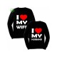 Парные свитшоты My wife&my husband