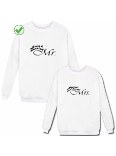 Парные свитшоты с надписью Just married