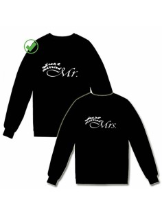 Парные свитшоты с надписью Just married