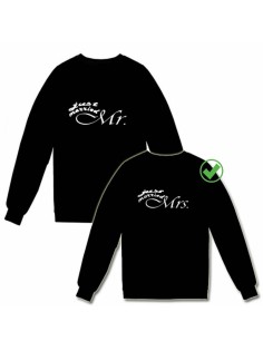 Парные свитшоты с надписью Just married