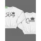 Парные свитшоты с принтами King&Queen
