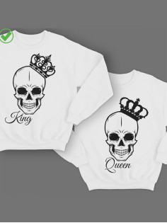 Парные свитшоты King& Queen